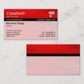 Farbtex gebannt - Hot Red 02 Visitenkarte (Vorne/Hinten)