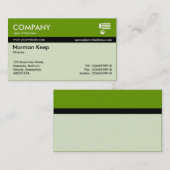 Farbtex verbannt - grün (669900) visitenkarte (Vorne/Hinten)