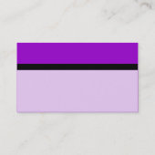 Farbtex verbannt - Lila (9900CC) Visitenkarte (Rückseite)