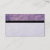 Farbtex verbannt - Lila Planet Visitenkarte (Rückseite)