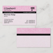 Farbtex verbannt - Random Spots - Rosa Visitenkarte (Vorne/Hinten)