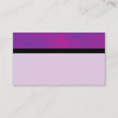 Farbtex verbannt - Roter und Blauer Stein Visitenkarte (Rückseite)