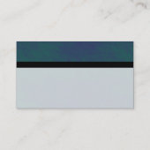 Farbtex verbannt - subtile grüne und blaue Tex Visitenkarte (Rückseite)