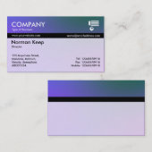 FarbTex verbannt - weiche Farbradien Visitenkarte (Vorne/Hinten)