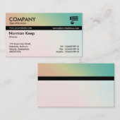 FarbTex verbannt - weiche Farbverläufe Visitenkart Visitenkarte (Vorne/Hinten)