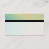 FarbTex verbannt - weiche Farbverläufe Visitenkart Visitenkarte (Rückseite)