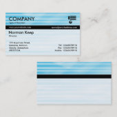 Farbtex verbannt - Wellblau Visitenkarte (Vorne/Hinten)