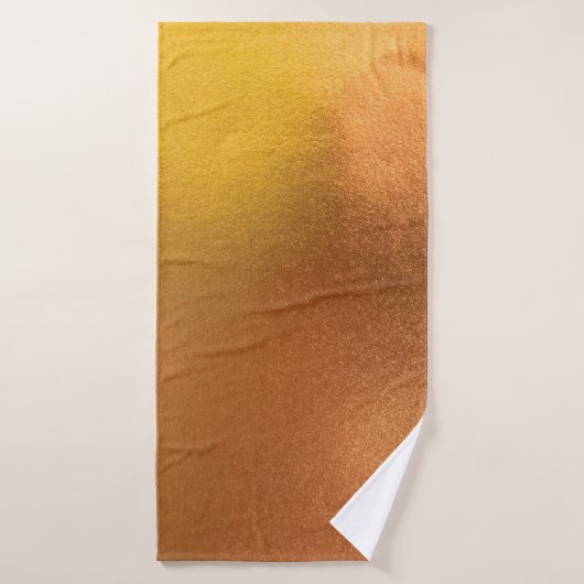 Farbtextur aus Gold oder Folie abstrakt, und Badehandtuch (Badehandtuch)