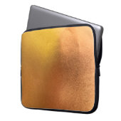 Farbtextur aus Gold oder Folie abstrakt, und Laptopschutzhülle (Vorderseite Links)