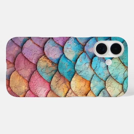 Farbtextur iPhone Case (Rückseite (Horizontal))