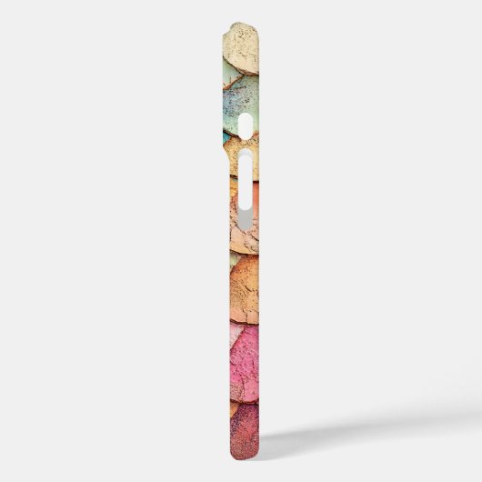 Farbtextur iPhone Case (Rückseite / Links)