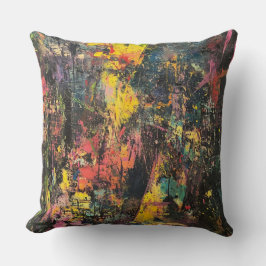 Farbtexturierte abstrakte 🎨 kissen