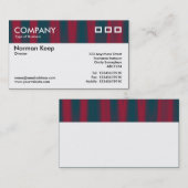 Farbtexturierte Header - Drapery 02 Visitenkarte (Vorne/Hinten)