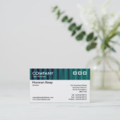 Farbtexturierte Header - Drapery 03 Visitenkarte (Stehend Vorderseite)