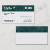 Farbtexturierte Header - dunkelgrüne Bürste Visitenkarte (Vorne/Hinten)