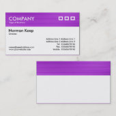 Farbtexturierte Header - Lila gebürstet Visitenkarte (Vorne/Hinten)
