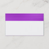 Farbtexturierte Header - Lila gebürstet Visitenkarte (Rückseite)