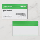 Farbtexturierte Kopfzeile - grün gestrichen 2 Visitenkarte (Vorne/Hinten)