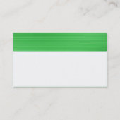 Farbtexturierte Kopfzeile - grün gestrichen 2 Visitenkarte (Rückseite)