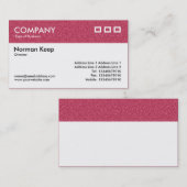 Farbtexturierte Überschrift - Maroon Embossed Tex Visitenkarte (Vorne/Hinten)