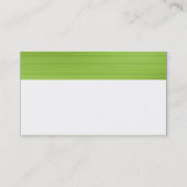 Farbtexturierter Header - grün gestrichen Visitenkarte (Rückseite)