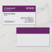 Farbtexturierter Header - Lila Gewebe aus Deep Mag Visitenkarte (Vorne/Hinten)