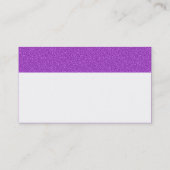 Farbtexturierter Header - Lila Tex Visitenkarte (Rückseite)