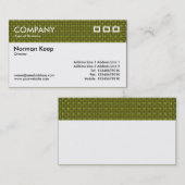 Farbtexturierter Kopf - Gelbes Gewebe Visitenkarte (Vorne/Hinten)