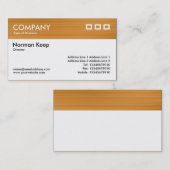 Farbtexturierter Kopf - Ochsenbürste Visitenkarte (Vorne/Hinten)