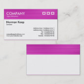 Farbtexturierter Kopf - Pinselmagenta Visitenkarte (Vorne/Hinten)