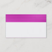 Farbtexturierter Kopf - Pinselmagenta Visitenkarte (Rückseite)
