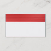 Farbtexturierter Kopf - rot 2 gebürstet Visitenkarte (Rückseite)