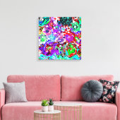Farbtherapie Fluid Art Wirbel Leinwanddruck (Insitu (Wohnzimmer))