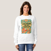 Farbtherapie - Funny Relaxation Sweatshirt (Vorne ganz)