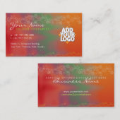 Farbtherapie mit Logo-Visitenkarte Visitenkarte (Vorne/Hinten)
