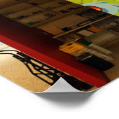 Farbtherapie Mural @ Zazzle Poster (Ecke)