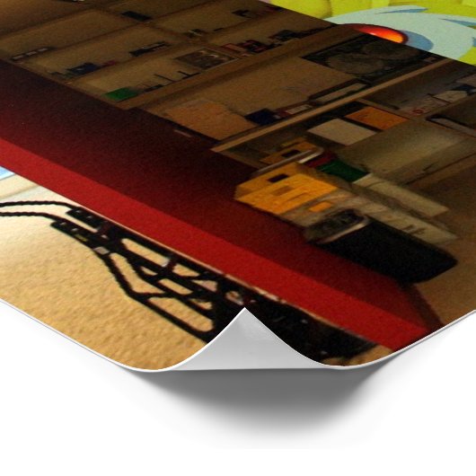 Farbtherapie Mural @ Zazzle Poster (Ecke)