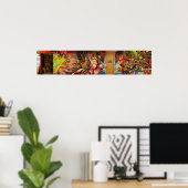 Farbtherapie Mural @ Zazzle Poster (Heimbüro)