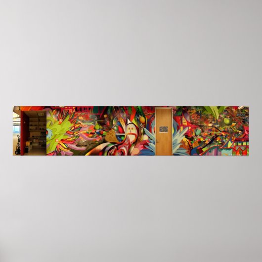 Farbtherapie Mural @ Zazzle Poster (Vorne)