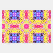 Farbtherapie Wrapping Paper Flat Sheet Set 3 Geschenkpapier Set (Vorderseite 3)