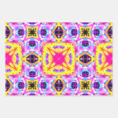 Farbtherapie Wrapping Paper Flat Sheet Set 3 Geschenkpapier Set (Vorderseite 2)