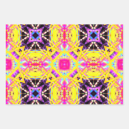 Farbtherapie Wrapping Paper Flat Sheet Set 3 Geschenkpapier Set