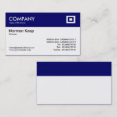 Farbtitel - dunkelblau visitenkarte (Vorne/Hinten)