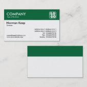Farbtitel (Logo) - Forest Green Visitenkarte (Vorne/Hinten)