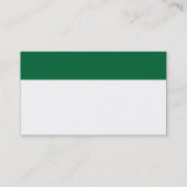 Farbtitel (Logo) - Forest Green Visitenkarte (Rückseite)