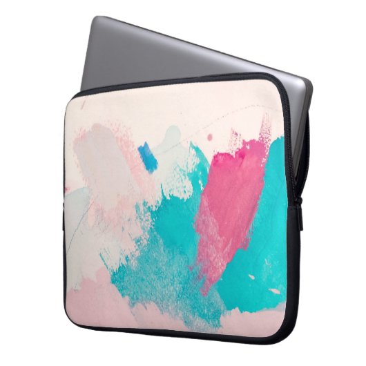 Farbton Abstrakt Laptopschutzhülle (Vorderseite Links)