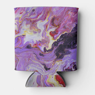 Farbton Acrylfarbe, abstrakt. Dosenkühler