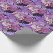 Farbton Acrylfarbe, abstrakt. Geschenkpapier (Ecke)