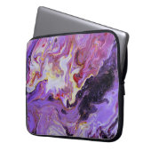 Farbton Acrylfarbe, abstrakt. Laptopschutzhülle (Vorderseite Links)