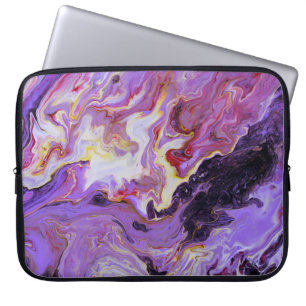 Farbton Acrylfarbe, abstrakt. Laptopschutzhülle